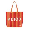 The General Classification Hola Tote Bag - Orange & Red Stripe