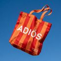 The General Classification Hola Tote Bag - Orange & Red Stripe