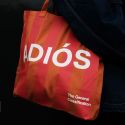 The General Classification Hola Tote Bag - Orange & Red Stripe