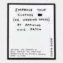 David Shrigley Awkward Bastard Embroidered Patch