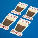 Proper Good I Like Pints Sticker