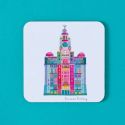 I Drew This Liver Building Coaster
