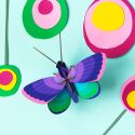 Studio ROOF 3D Blue Copper Butterfly
