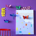 Studio ROOF 3D Blue Copper Butterfly