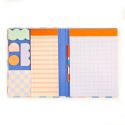Kikkerland Notepad with Sticky Notes Set and Pen