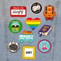 These Are Things Iron-On Patch - Road Tripper
