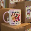 Hello Melody Jingle Bells Christmas Mug