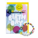 Jolly Awesome Friendship Bracelet Card - Happy Birthday Balloons