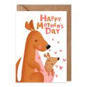 Kangaroo Mother's Day Card