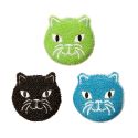Kikkerland Set of 3 Scrub Sponges - Cat 