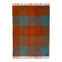 Klippan Gotland & Lambswool Throw, Gotland Check Orange