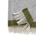 Klippan Hampus Lambswool Throw, Grey & Avocado