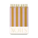 Large Twin Wire Notepad - Stripes