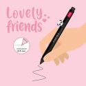 Legami Lovely Friends Gel Pen Panda (Black)