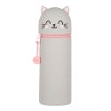 Legami Silicone Zip Pencil Case Kitty