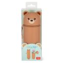 Legami Silicone Zip Pencil Case Teddy Bear