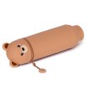 Legami Silicone Zip Pencil Case Teddy Bear