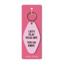 Let's Play Fuck Off Retro Keyring
