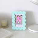 Helio Ferretti Petal Photo Frame 10x15cm - Turquoise