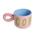 Helio Ferretti Light Pink Chunky Coffee Mug