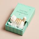 Lisa Angel Tiny Matchbox -  'Purrfect' Ceramic Cat 