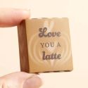Lisa Angel Tiny Matchbox - 'Love You a Latte'