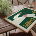 Little Egret Oui Chef A3 Print