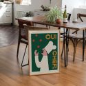 Little Egret Oui Chef A3 Print