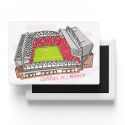 Moo & Snip Liverpool Anfield Stadium Fridge Magnet