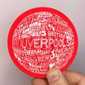 Round LFC Red Coaster
