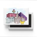 Moo & Snip Liverpool Skyline Fridge Magnet