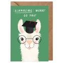 Llamazing Work! Go You! Graduation Card