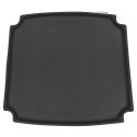 Carl Hansen CH24 Wishbone Leather Seat Cushion - Loke 7150 Black