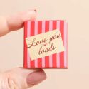 Lisa Angel Tiny Matchbox - Love You Ceramic Heart