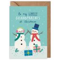 Lovely Grandparents Christmas Card