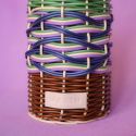 MAEGEN Woven Oil Pourer - Brown & Green
