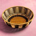 MAEGEN Woven Fruit Bowl - Black & Cream
