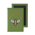 Manchester Bee Green Fridge Magnet