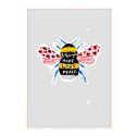 Eleanor Bowmer Manchester Bee A4 Print