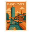 Manchester Canal A3 Print