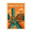 Manchester Canal A4 Print