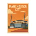 Man City FC Stadium A4 Print