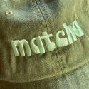 Silver Spider Dad Cap - Matcha