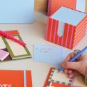 Pink Stripes Memo Block