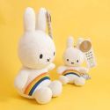 Bon Ton Toys X Miffy Corduroy Keyring - Rainbow White