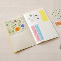 Midori Peelable Sticker Book Yellow