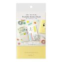 Midori Peelable Sticker Book Yellow