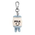 Ohh Deer Silly Bean Keyring - Milk