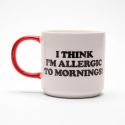 Snoopy Mug - Allergic To Mornings