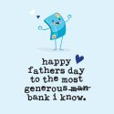 Most Generous Bank Father's Day Card